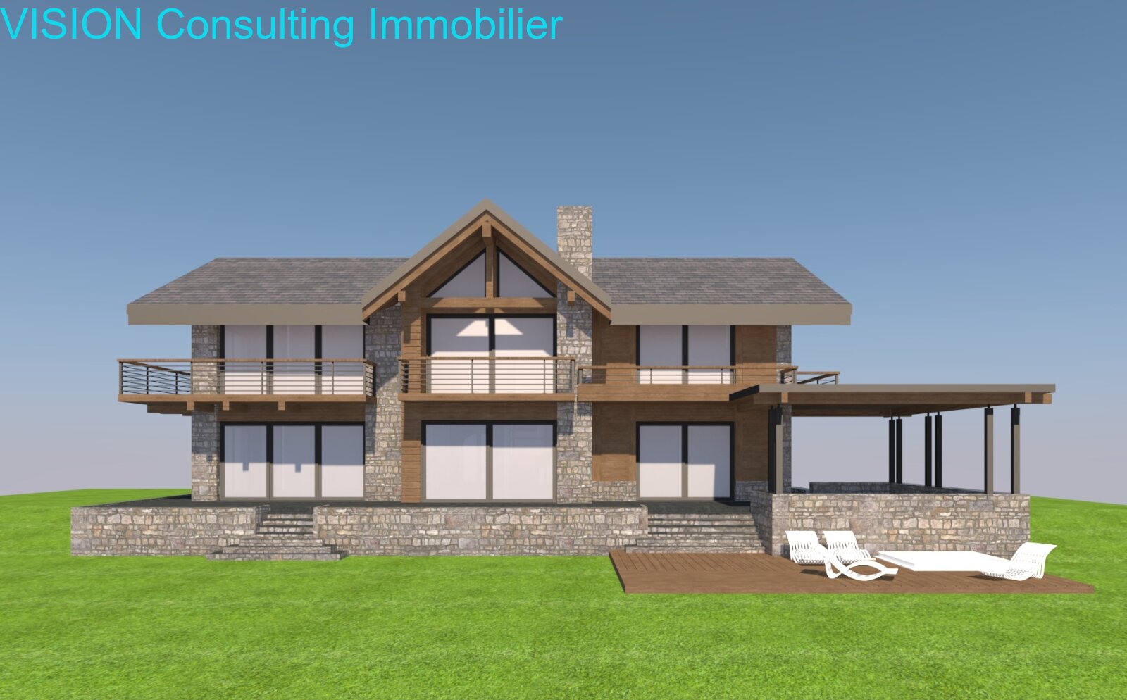 Résidence exclusive en constructions au gré du Maitre d'ouvrage avec une vue exceptionnelle