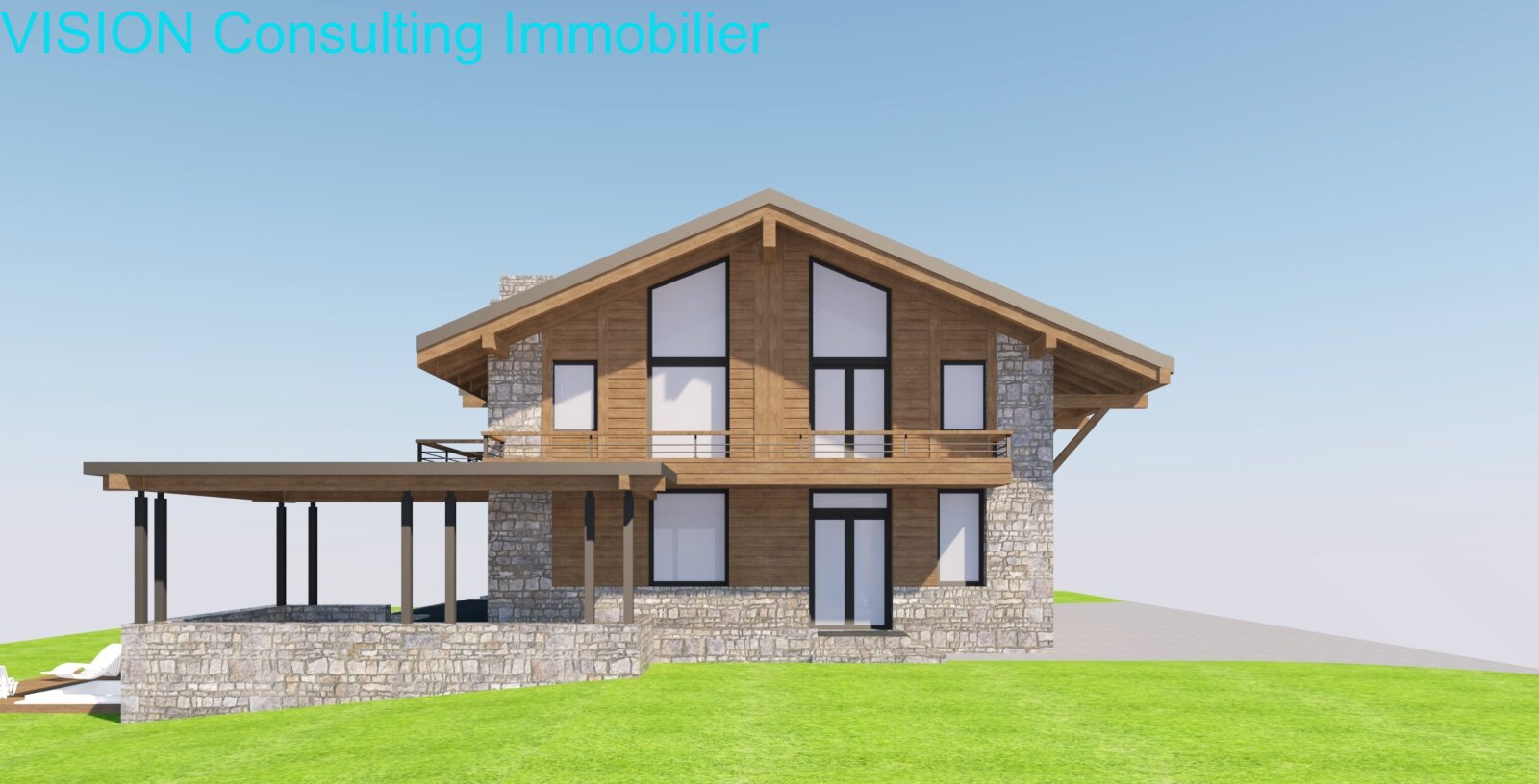 Résidence exclusive en constructions au gré du Maitre d'ouvrage avec une vue exceptionnelle