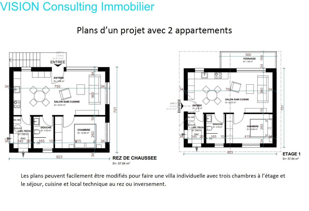 Aucun ajout dans le texte !Projet d'appartement double flexible avec une disposition intelligente des espaces et un potentiel d'agrandissement ! Aucun ajout dans le texte !Projet d'appartement double flexible avec une disposition intelligente des espaces et un potentiel d'agrandissement !